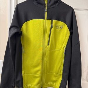 Mountain Hardwear Desna Grid Hooded Jacket - Men's-Python Green/Shark NWOT